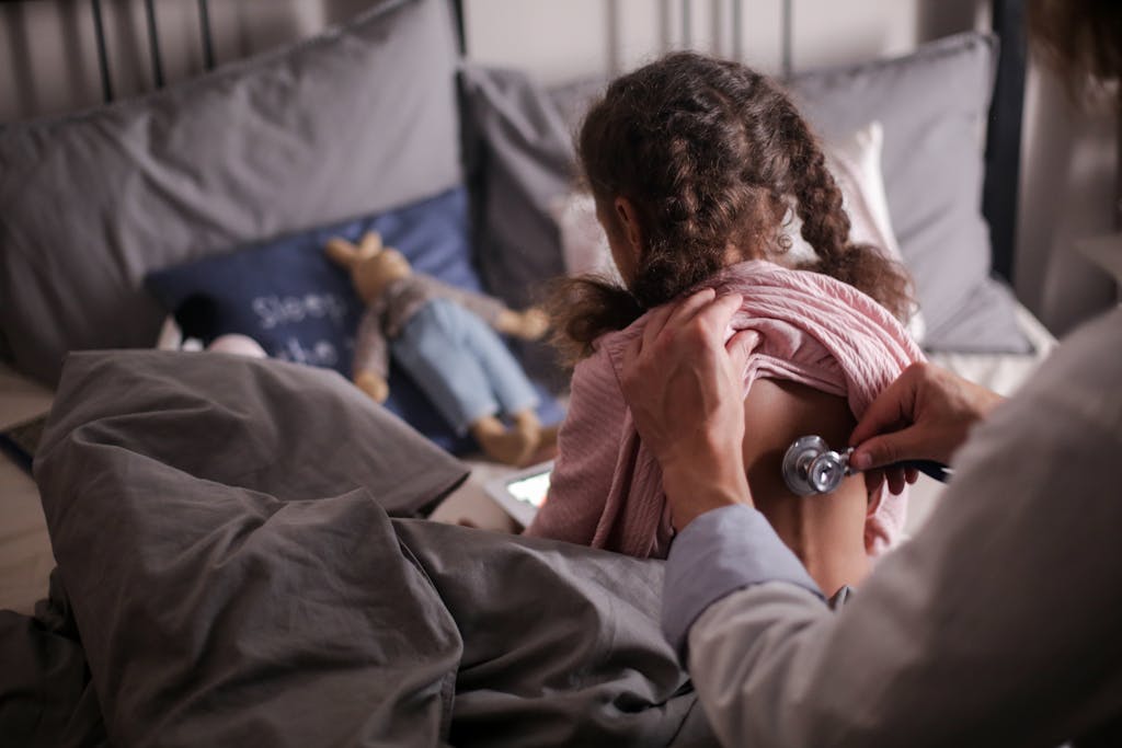 A Doctor Checking His Patient